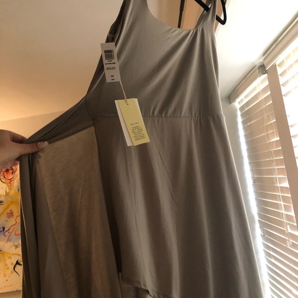 BNWT Aritzia Saturn Mini Wrap Dress in Grey sz M - Picture 4 of 6